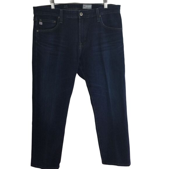 AG Adriano Goldschmied Mens Tellis Modern Slim Stretch Denim Jeans Blue 36X34 - Picture 1 of 7